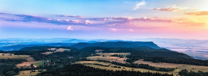 Widok na góry noclegi Kotlina Kłodzka